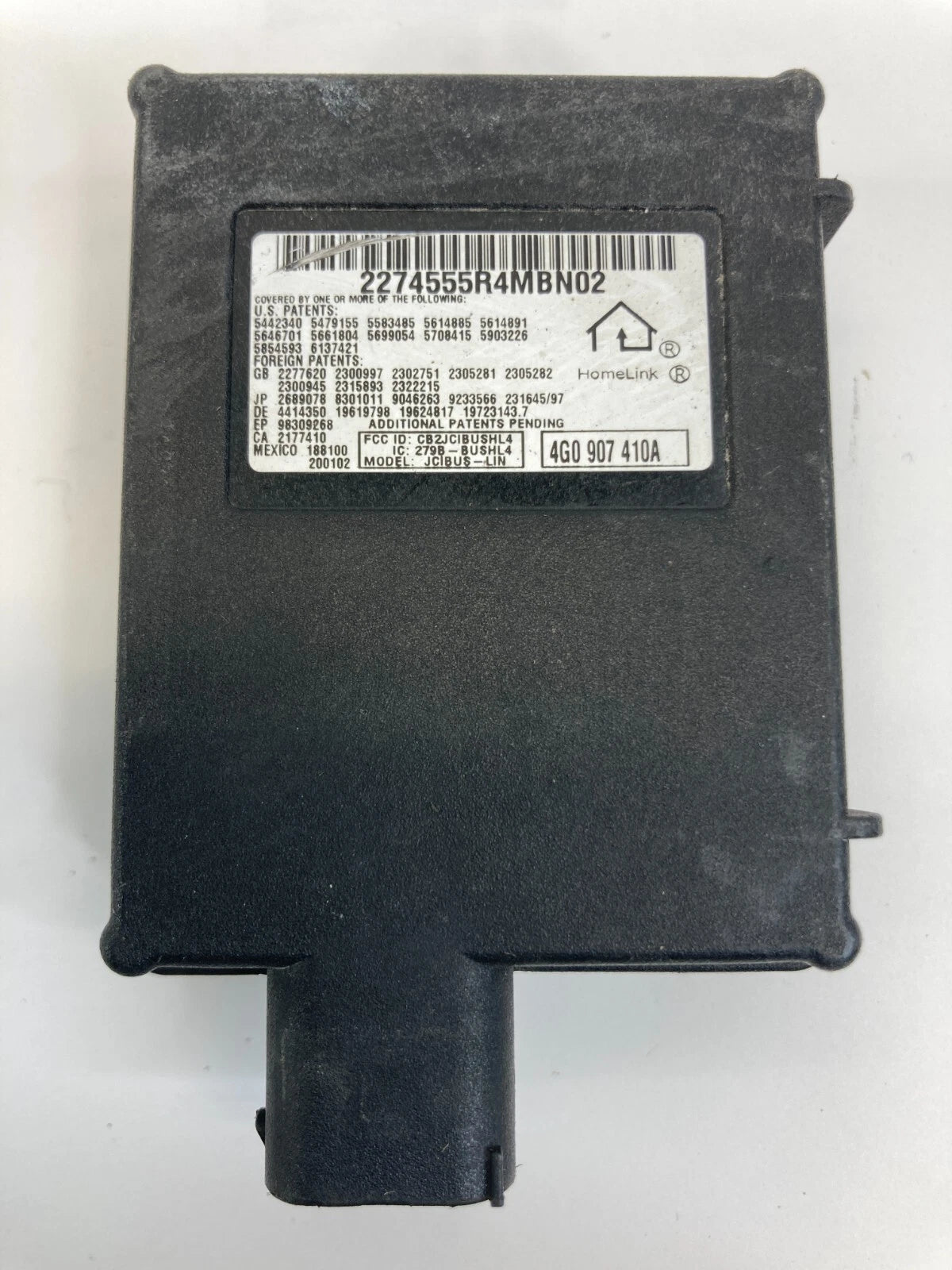 2013-2016 AUDI A4 QUATTRO GARAGE DOOR OPENER TRANSMITER CONTROL MODULE 4G0907410