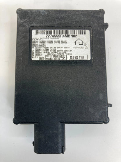 2013-2016 AUDI A4 QUATTRO GARAGE DOOR OPENER TRANSMITER CONTROL MODULE 4G0907410