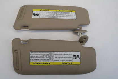 2010-2013 SUZUKI KIZASHI ROOF SUNVISOR SUN VISOR SHADE W/ MIRROR PAIR SET OEM