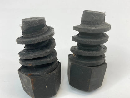 2001-2005 PONTIAC AZTEK FRONT HOOD RUBBER CUSHION STOPPER BUMPER PAIR SET OEM