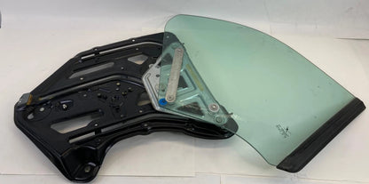 04-11 SAAB 9-3 CONVERTIBLE REAR RIGHT QUARTER WINDOW GLASS W/ REGULATOR 12830638