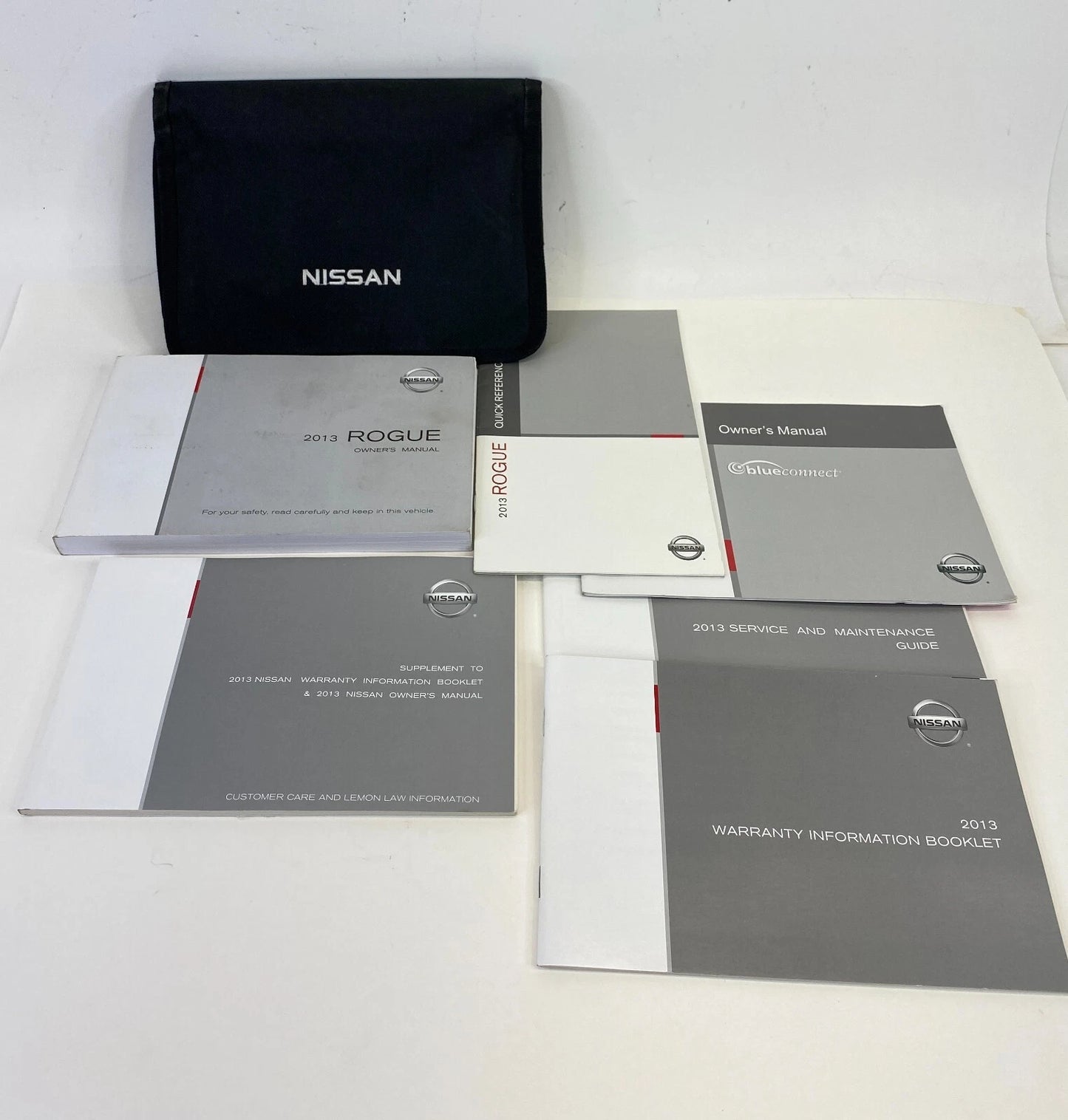 2013 13 NISSAN ROGUE OWNERS MANUAL & WARRANTY INFORMATION SET KIT W/ CASE OEM