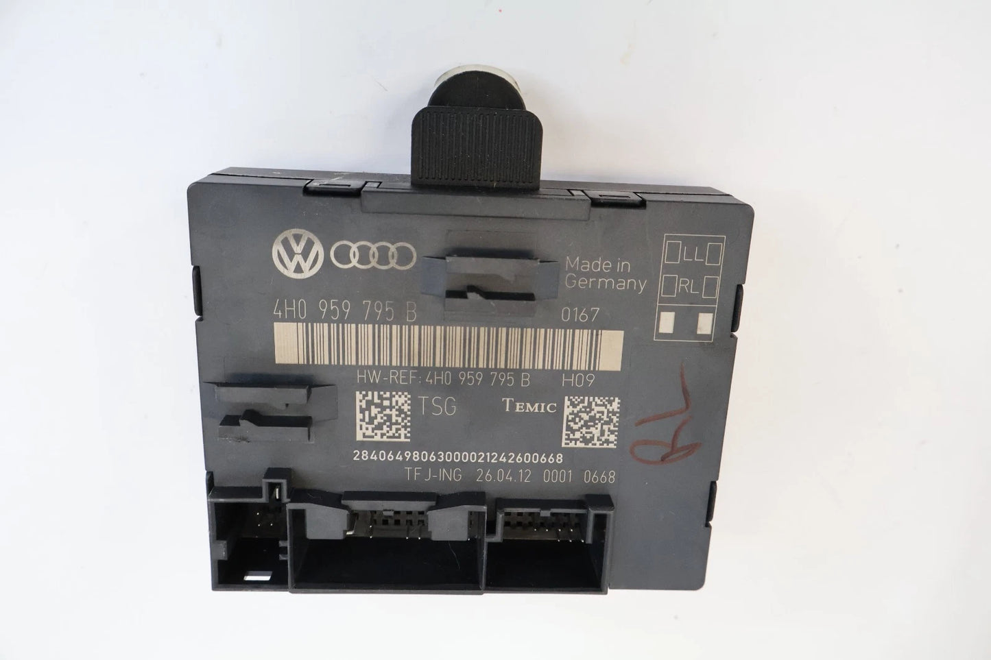 2011-2014 VW VOLKSWAGEN TOUAREG REAR LEFT DOOR CONTROL MODULE 4H0-959-795-B OEM