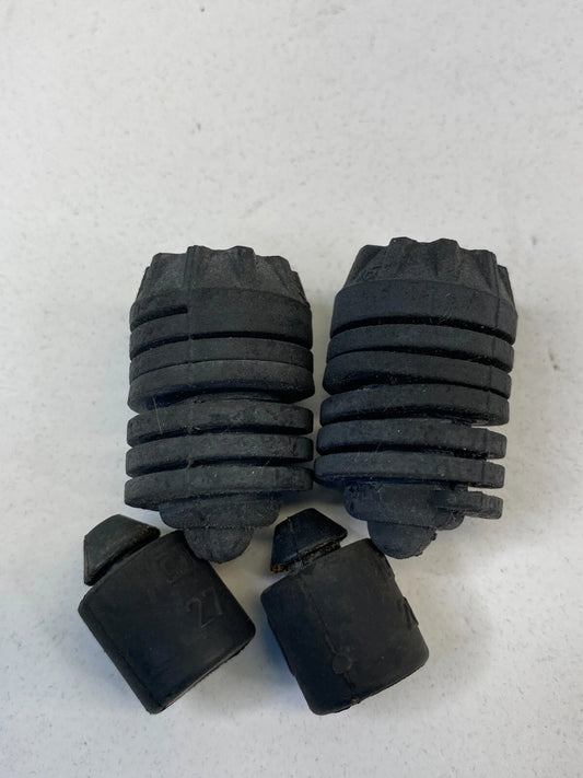 2004-2010 BMW X3 FRONT HOOD STOPPER ADJUSTMENT BOOT COVER RUBBER SET OF 4 OEM
