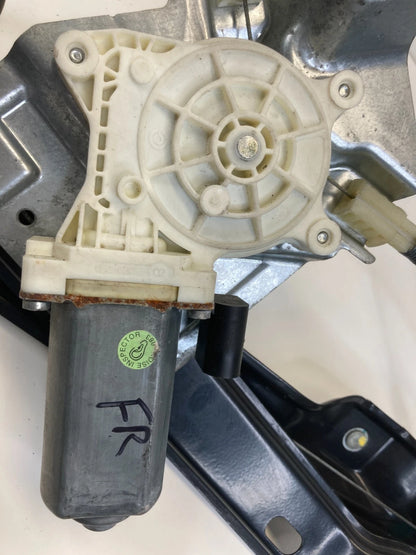 09-19 FORD FLEX FRONT RIGHT PASSENGER SIDE DOOR WINDOW REGULATOR WITH MOTOR OEM