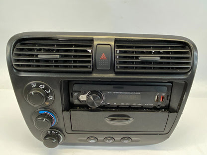 01-05 HONDA CIVIC CENTER DASH RADIO BEZEL CLIMATE CONTROL AC & STEREO UNIT OEM