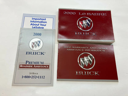 2000 BUICK LESABRE SEDAN OWNERS MANUAL HANDBOOK & WARRANTY INFORMATION W/ CASE