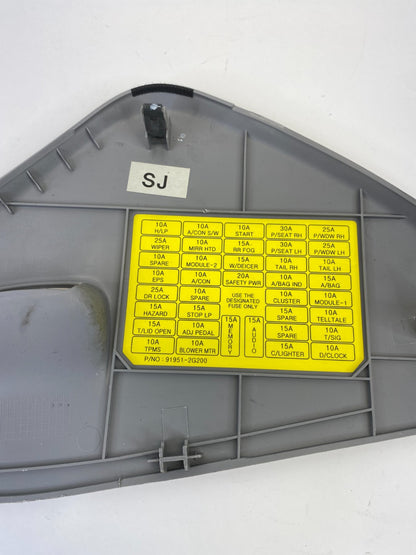 2006-2008 Kia Optima Dash Left Side Fuse End Trim Cover Cap 84768-2G000 OEM