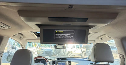 11-14 TOYOTA SIENNA REAR OVERHEAD ROOF MOUNTED DVD DISPLAY SCREEN 86680-45090-B0