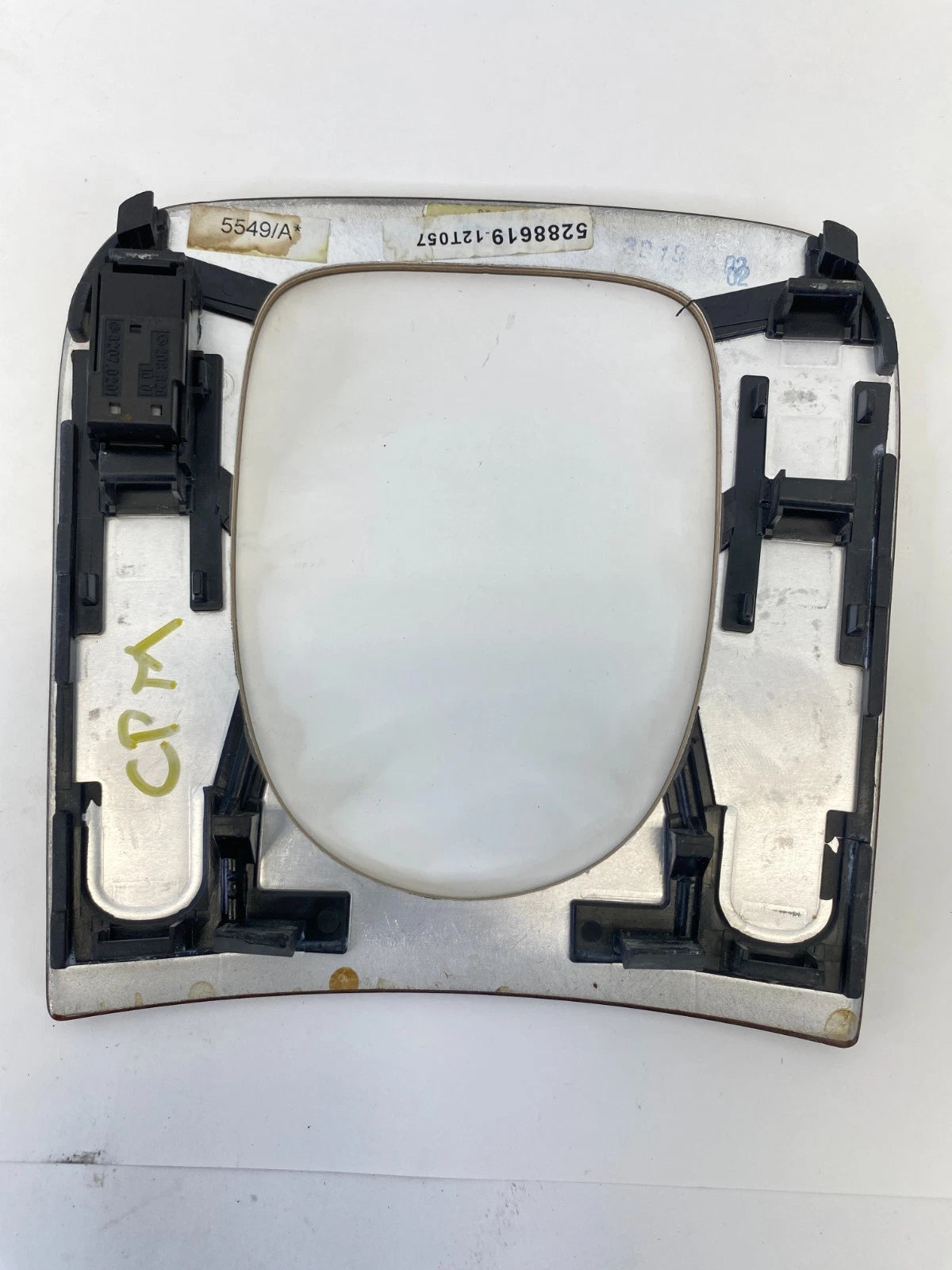 2000-2006 MERCEDES S430 SHIFTER BEZEL WOOD TRIM WITH BOTON LIGHT OEM 2088201001