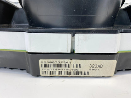 2011 2012 DODGE CALIBER SPEEDOMETER CLUSTER GAUGES 132.158 MILES 68087323AB OEM