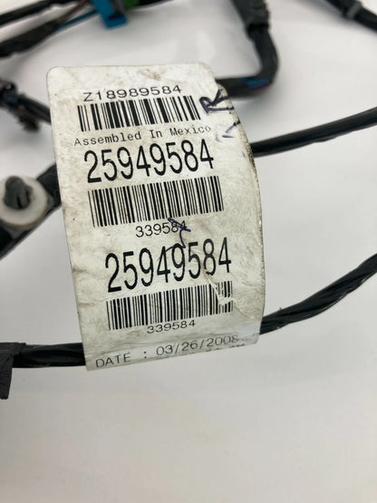07-09 AURA 08-10 MALIBU REAR RIGHT DOOR HARNESS WIRING WIRE CABLE 25949584 RR RH