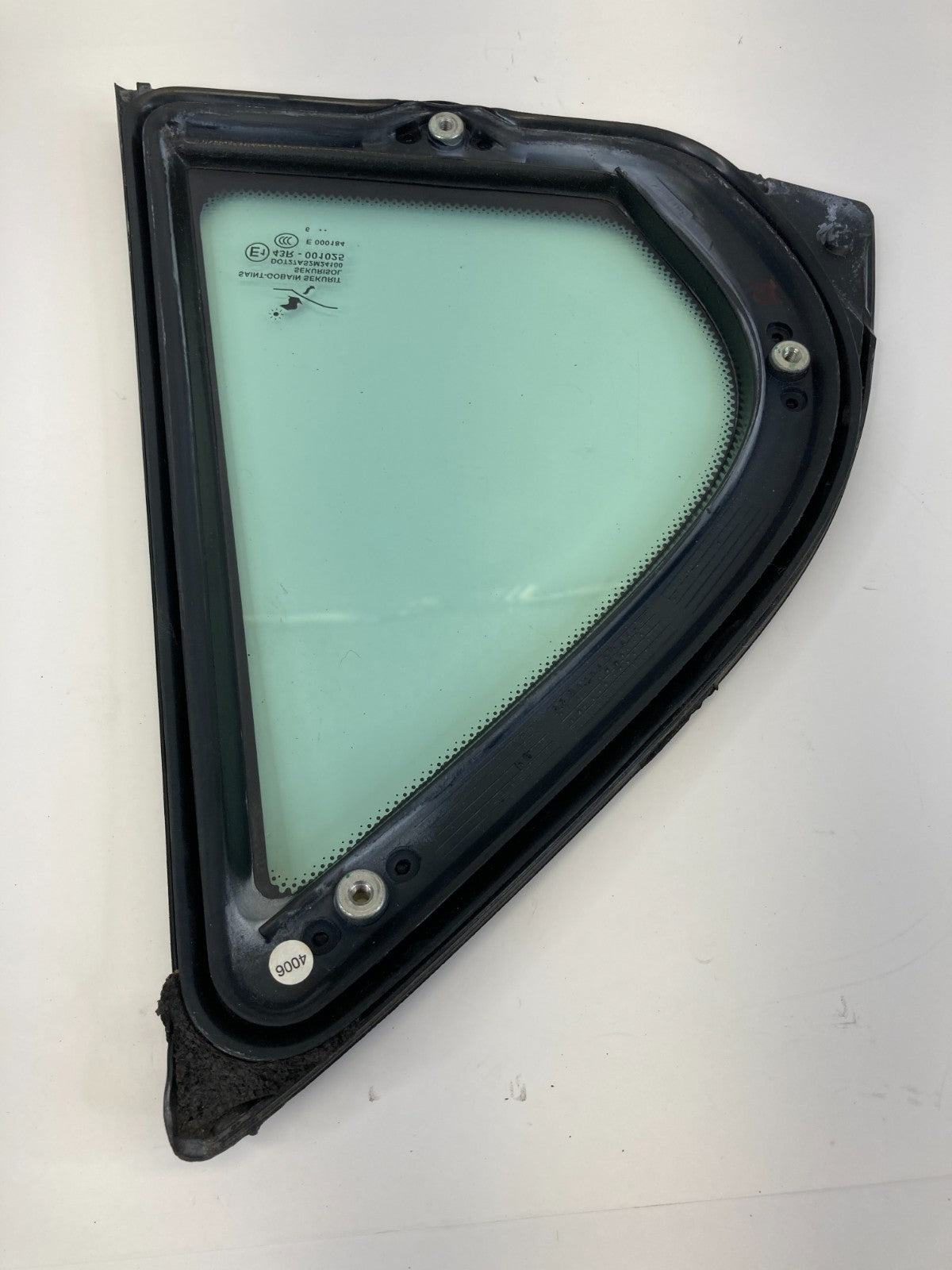 2003-2011 Saab 9-3 93 Sedan Rear Left Side Door Window Glass Vent Quarter Panel