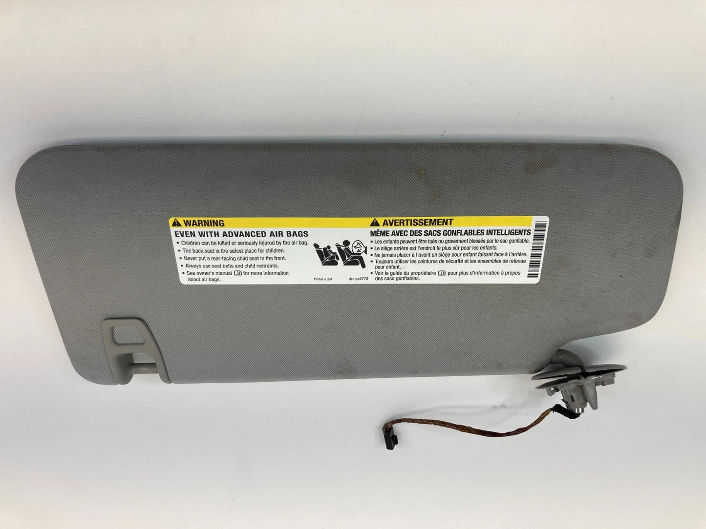 2009-2017 TRAVERSE 2008-2017 ENCLAVE RIGHT PASSENGER SUNVISOR SUN VISOR GRAY OEM
