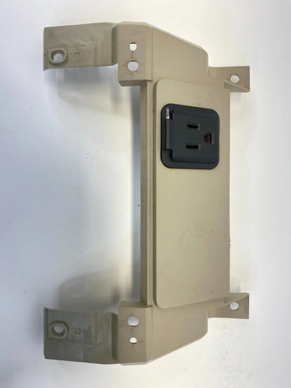 13-17 NISSAN PATHFINDER REAR CONSOLE 120V AC POWER OUTLET BEZEL TRIM OEM FACTORY