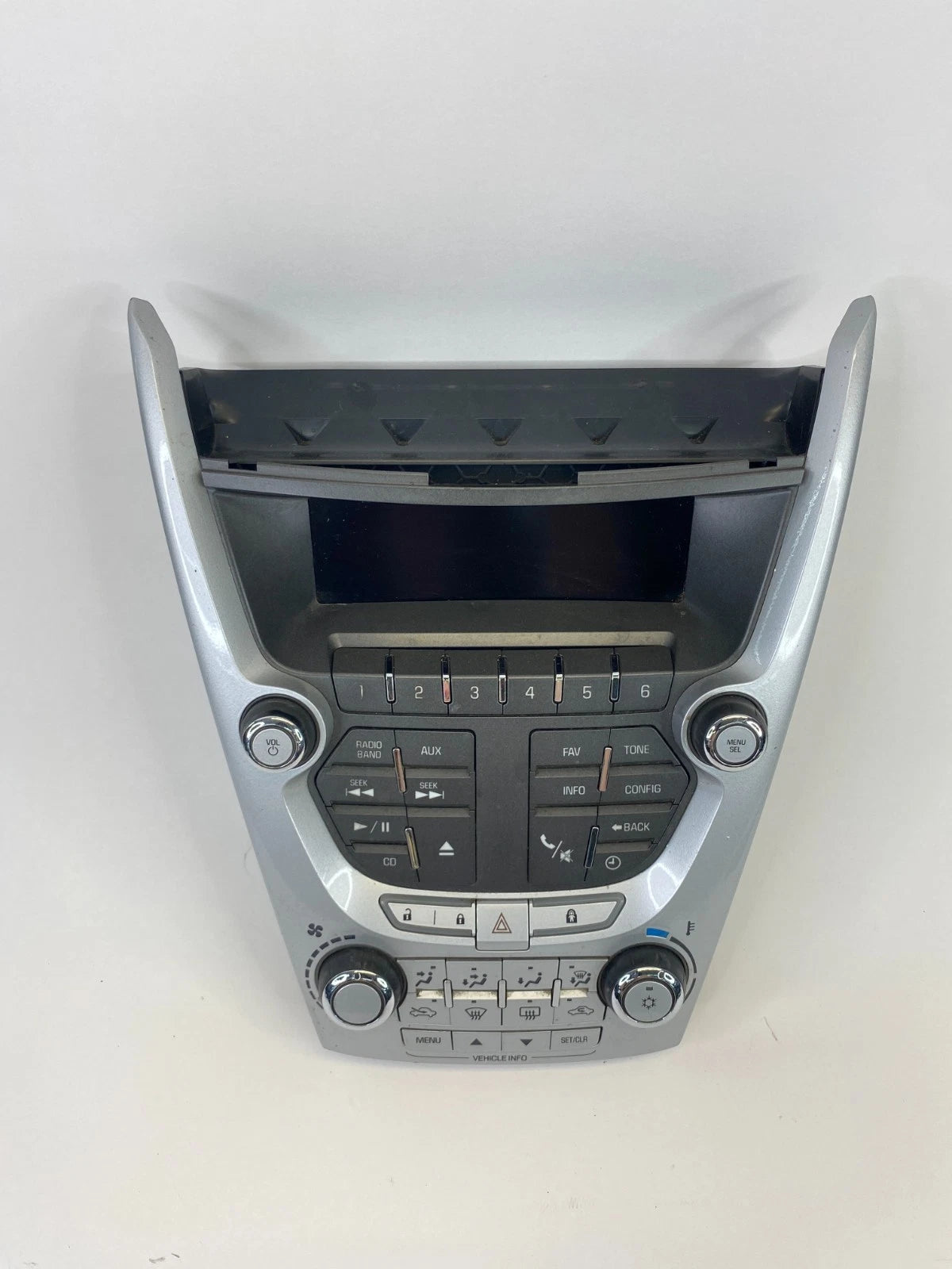 10 11 CHEVY EQUINOX AC HVAC CLIMATE CONTROL SWITCH RADIO DASH SCREEN 20920042