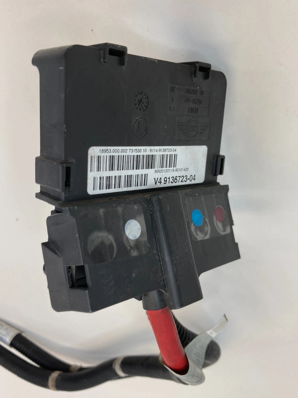 07-15 MINI COOPER 1.6L TURBO BATTERY POWER TERMINAL W/ DISTRIBUTION MODULE OEM