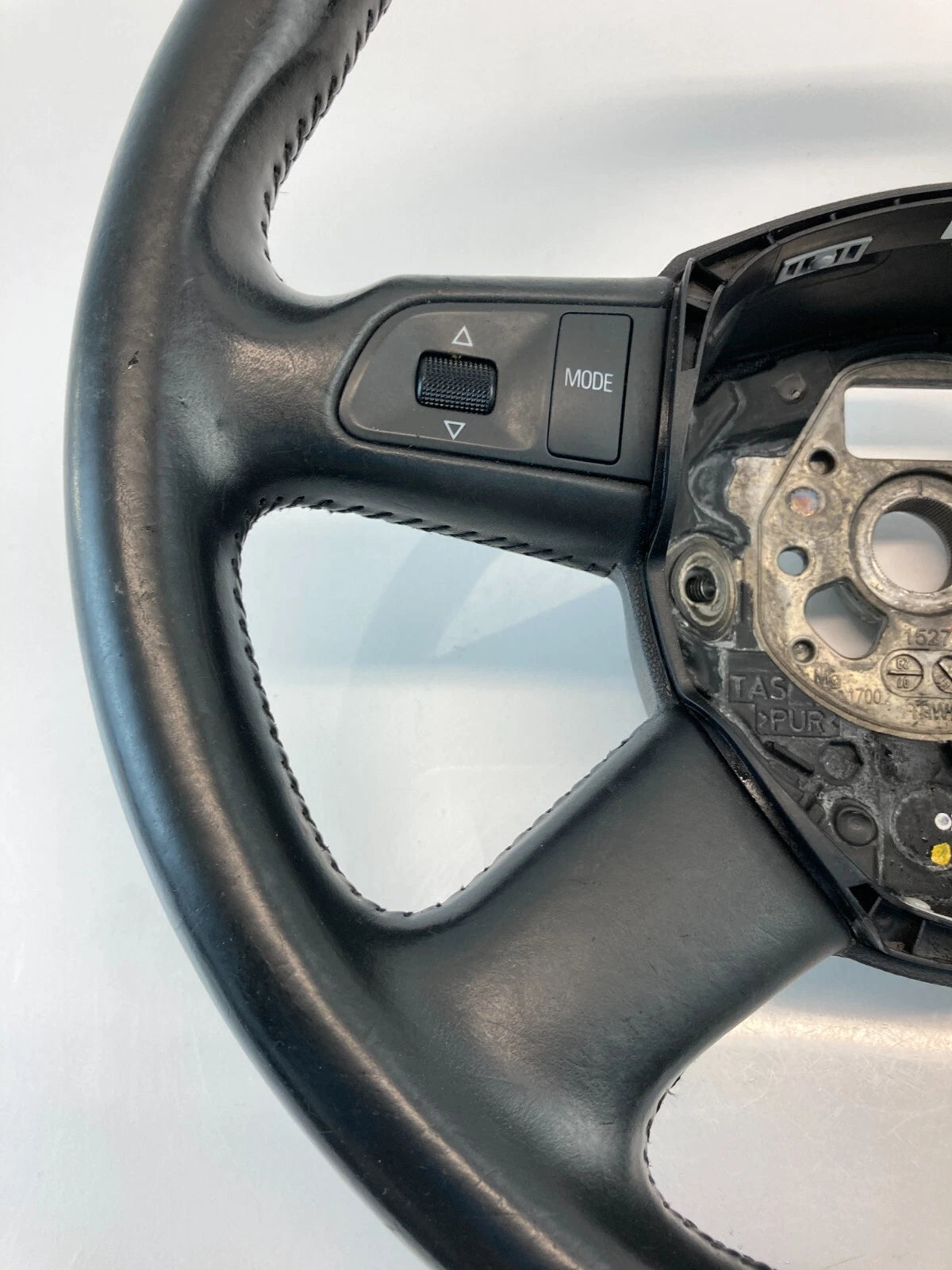 2007-2009 AUDI Q7 STEERING WHEEL CRUISE CONTROL SWITCH 4 SPOKE LEATHER 4F0419091