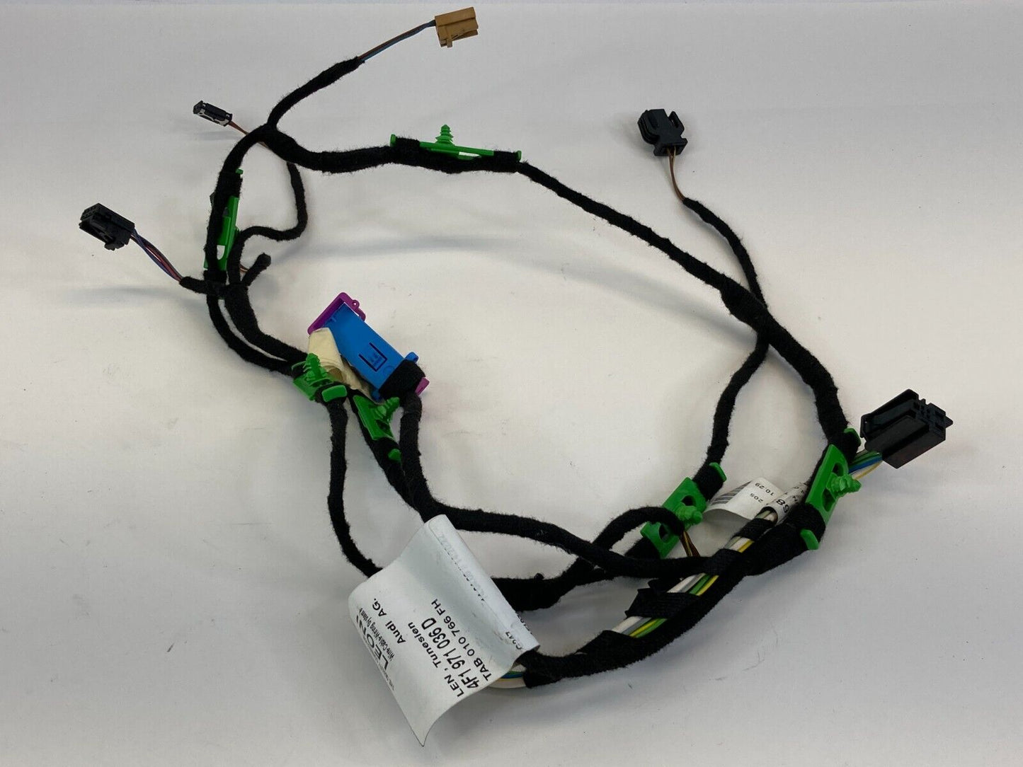 2005-2011 Audi A6 Quattro Front Right Side Door Wiring Wire Harness 4F1971036D