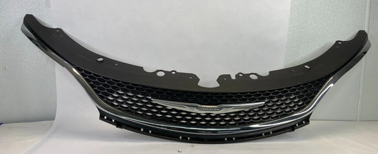 15-17 CHRYSLER 200 FRONT UPPER BUMPER GRILLE WITH EMBLEM CHROME OEM 68227617AC