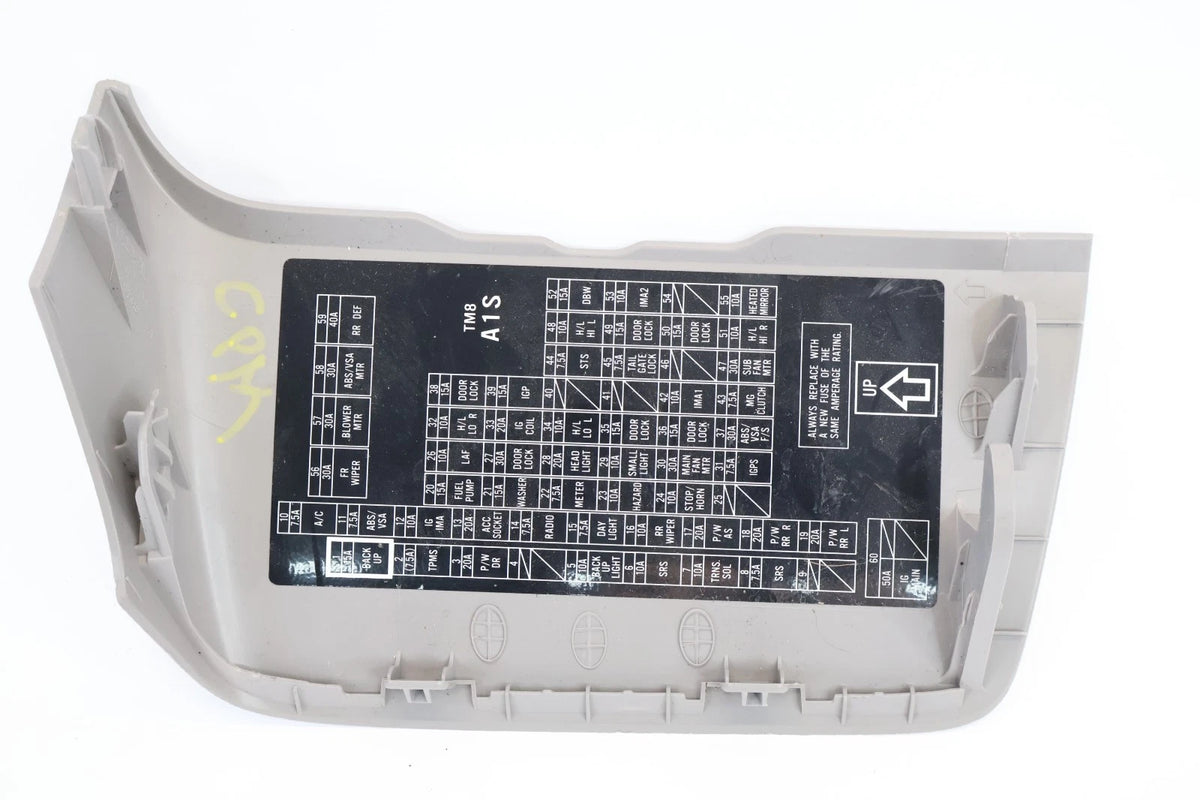 2010-2014 HONDA INSIGHT DRIVER LOWER DASH FUSE BOX COVER LID TRIM OEM 77311-TM8