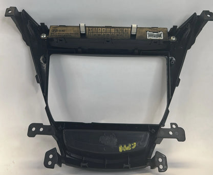 14-16 HYUNDAI ELANTRA CENTER DASH RADIO TRIM CLOCK BEZEL PANEL 94510-3XAA0 OEM