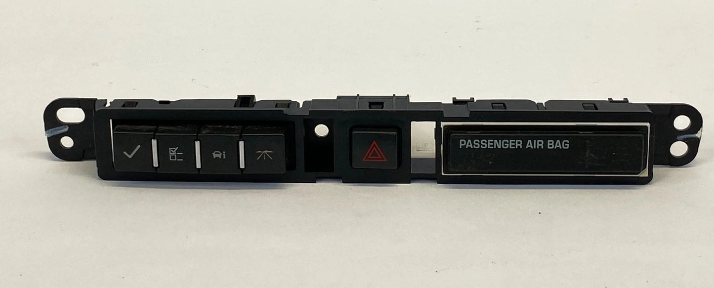 2009-2012 CHEVY TRAVERSE DASH HAZARD LIGHT INFO CONTROL SWITCH PANEL 25828898