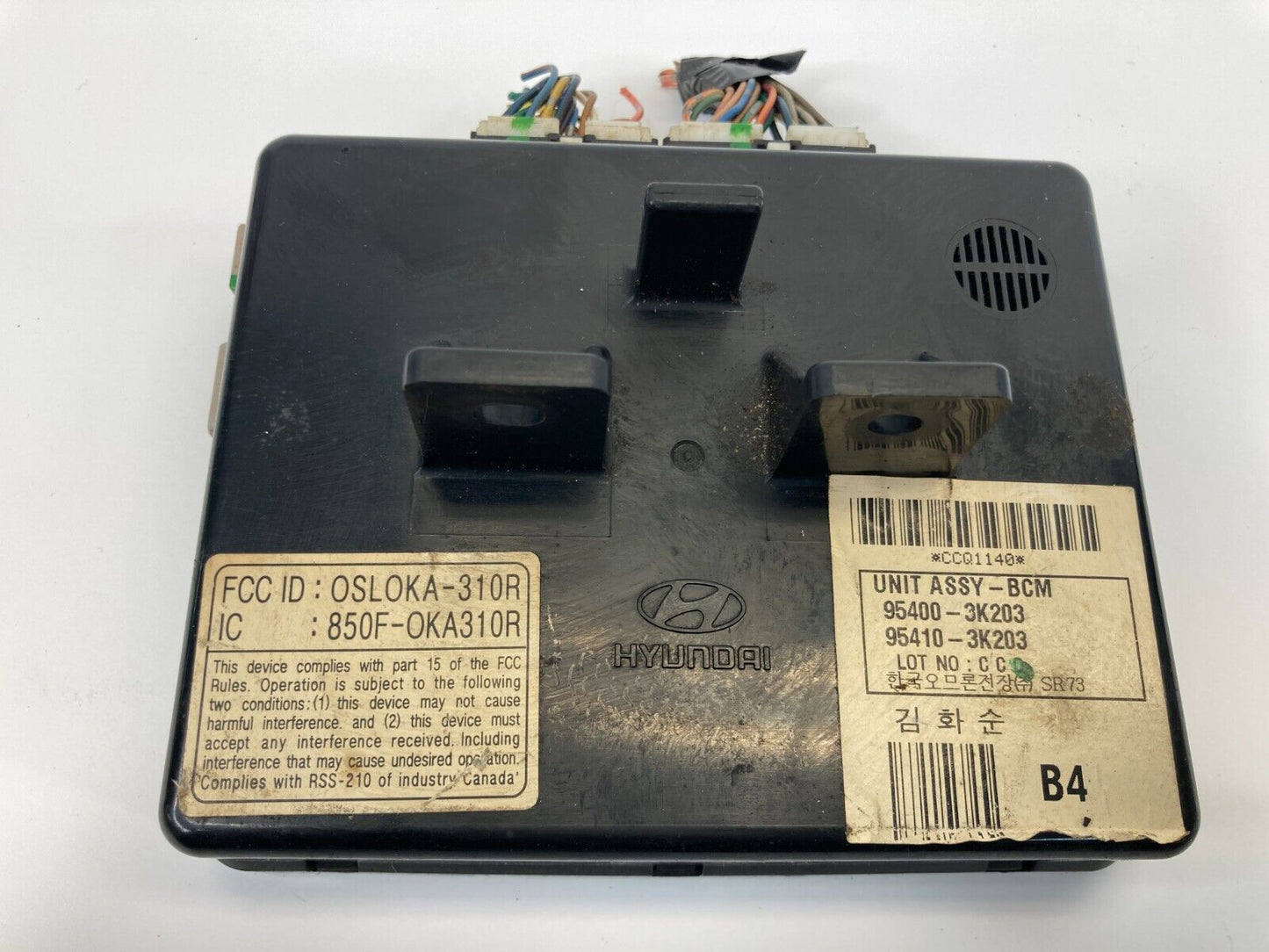 2007 2008 Hyundai Sonata 2.4L L4 16V A/T Body Control Module BCM 95410-3K203