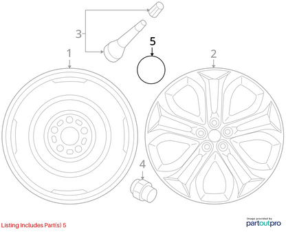 2011-2013 MAZDA6 MAZDA 6 WHEEL RIM HUBCAP CENTER CAP HUP CAP COVER BBM2-37-190