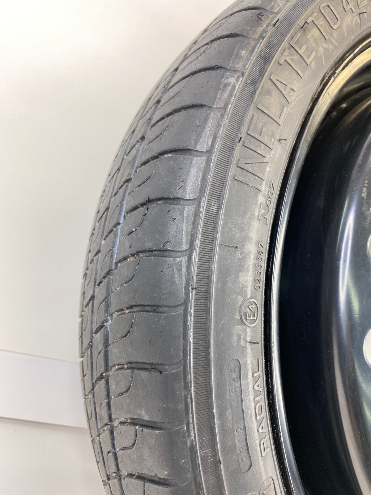 10-16 Buick LaCrosse Emergency Spare Tire Wheel Rim Compact Donut T125/70R17 98M