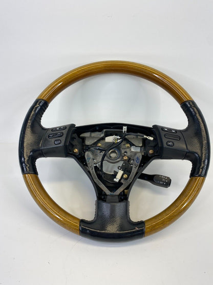 2004-2006 Lexus RX330 Steering Wheel Leather & Woodgrain w/ Cruise Control OEM