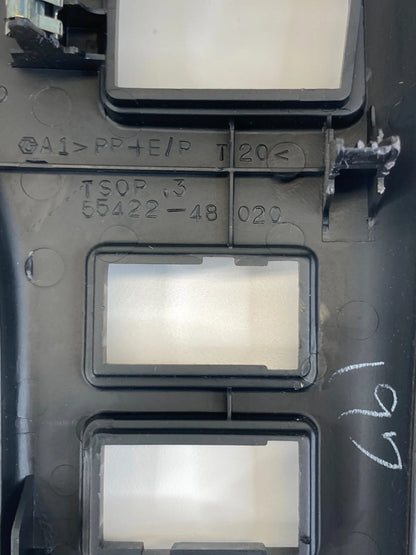 99-03 LEXUS RX300 DASH LEFT SIDE INSTRUMENT PANEL SWITCH COVER BEZEL 55422-48020