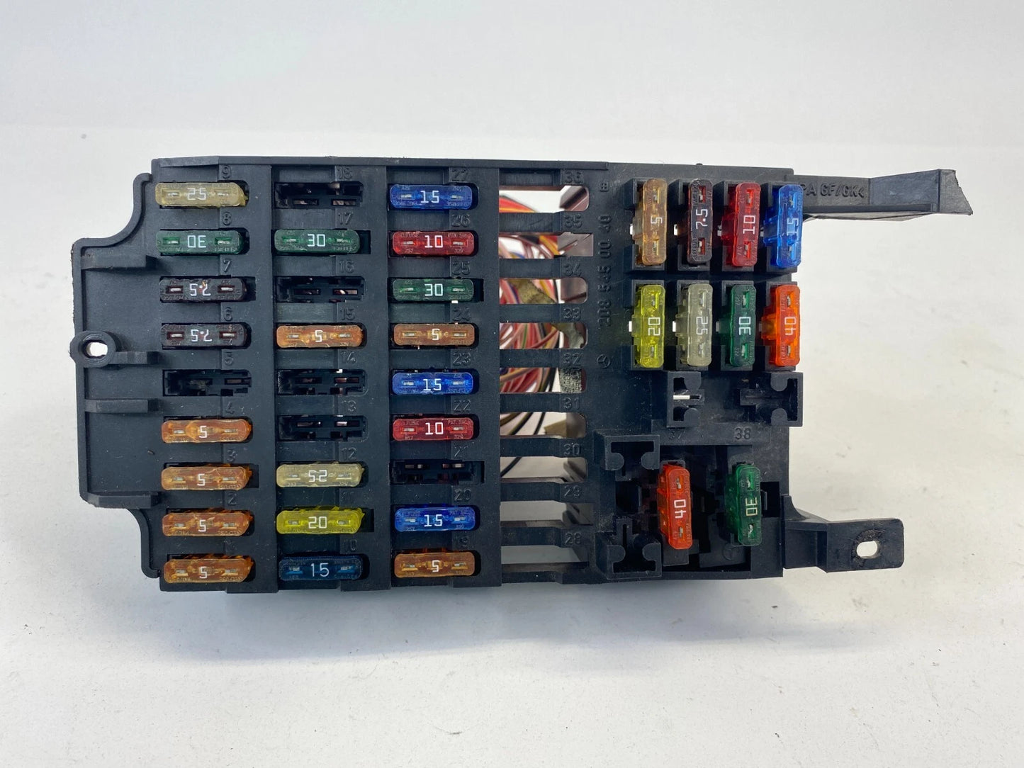 1998-2003 MERCEDES-BENZ CLK430 FRONT LEFT FUSE BOX BRACKET A2085450040 OEM