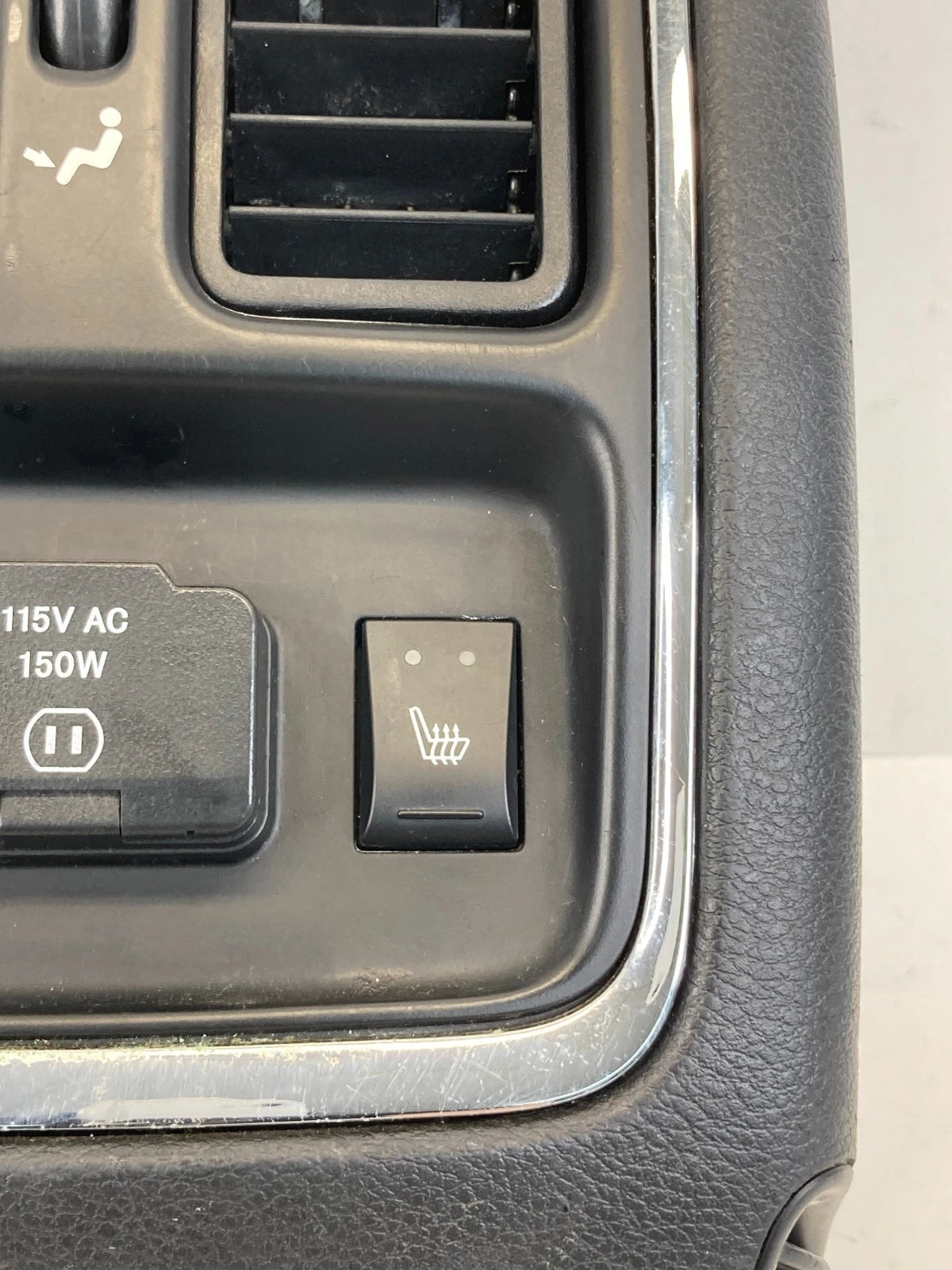 2011-2013 DODGE DURANGO REAR CENTER CONSOLE A/C AIR VENT HEATED SEAT SWITCH OEM