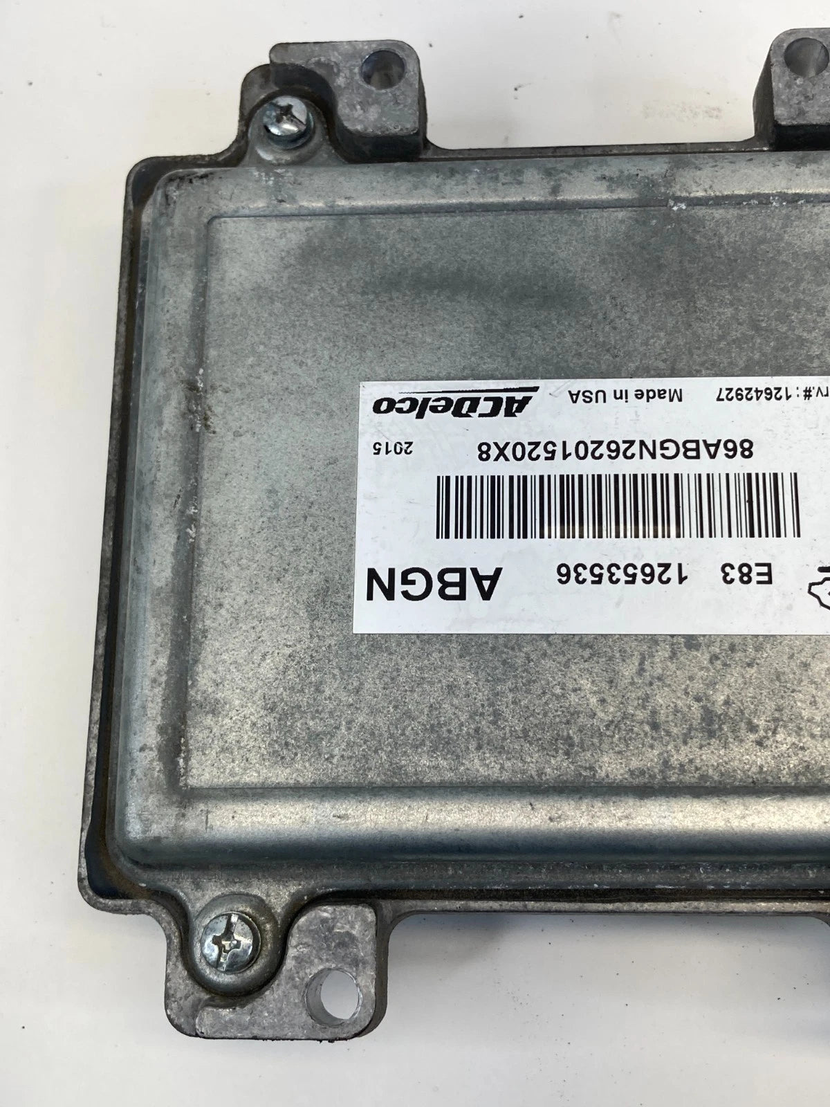 2012 CHEVROLET SONIC 1.8L ENGINE COMPUTER CONTROL MODULE ECM ECU 12653536