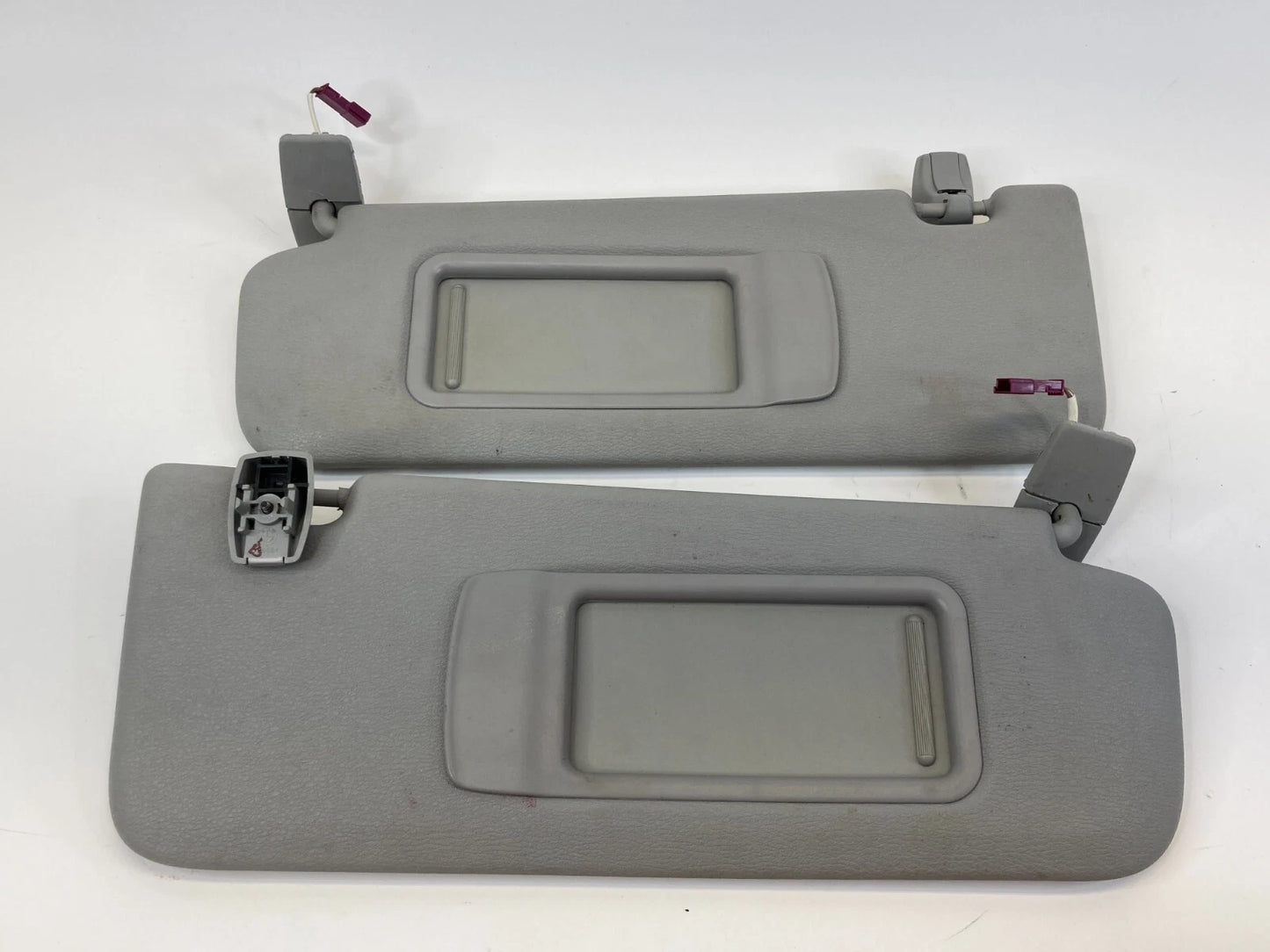 2011-2017 BMW X3 SUNVISOR SUN VISOR SHADE LEFT RIGHT SET PAIR W/ CLIPS OEM