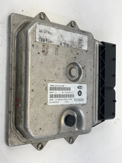 12 13 Fiat 500 1.4L L4 A/T ENGINE COMPUTER CONTROL MODULE ECM ECU PCM 05150604AB