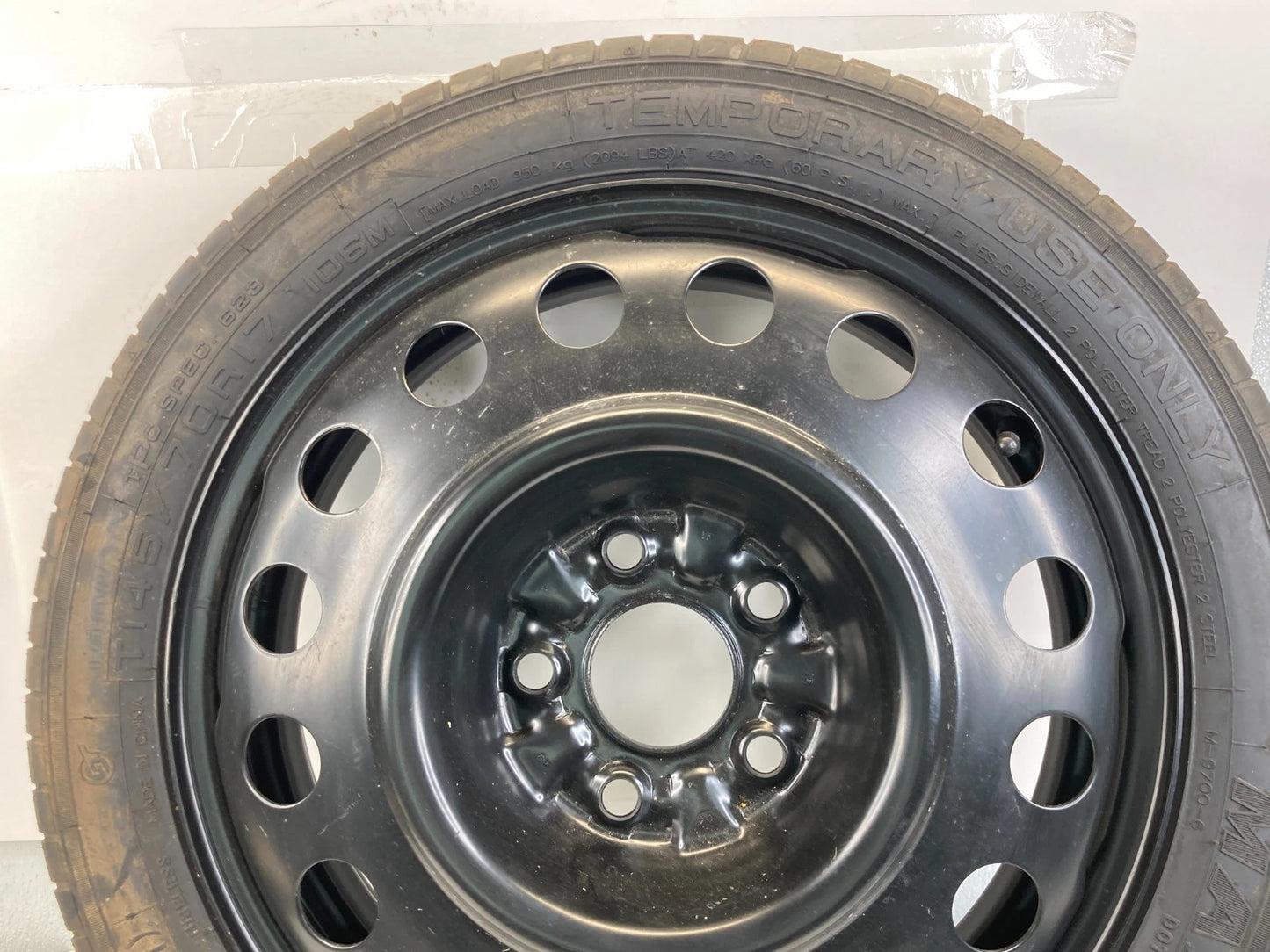 2010-2017 GMC TERRAIN CHEVY EQUINOX SPARE TIRE RIM WHEEL DONUT T145/70R17 106M