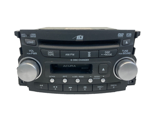 2005 2006 Acura TL Radio AM FM Player 6 Disc CD Receiver 39100-SEP-A011 OEM