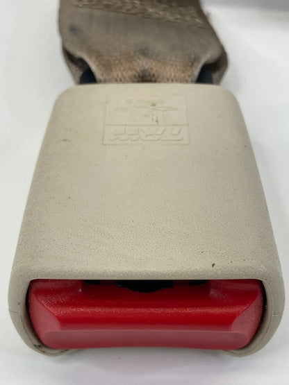 99 00 LINCOLN TOWN CAR FRONT CENTER SEAT BELT BUCKLE EARLY DESIGN BEIGE SG OEM