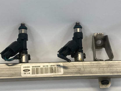 2014-2019 FORD FIESTA 1.6L ENGINE FUEL INJECTOR INJECTION RAIL AE8E-9H487-BA OEM