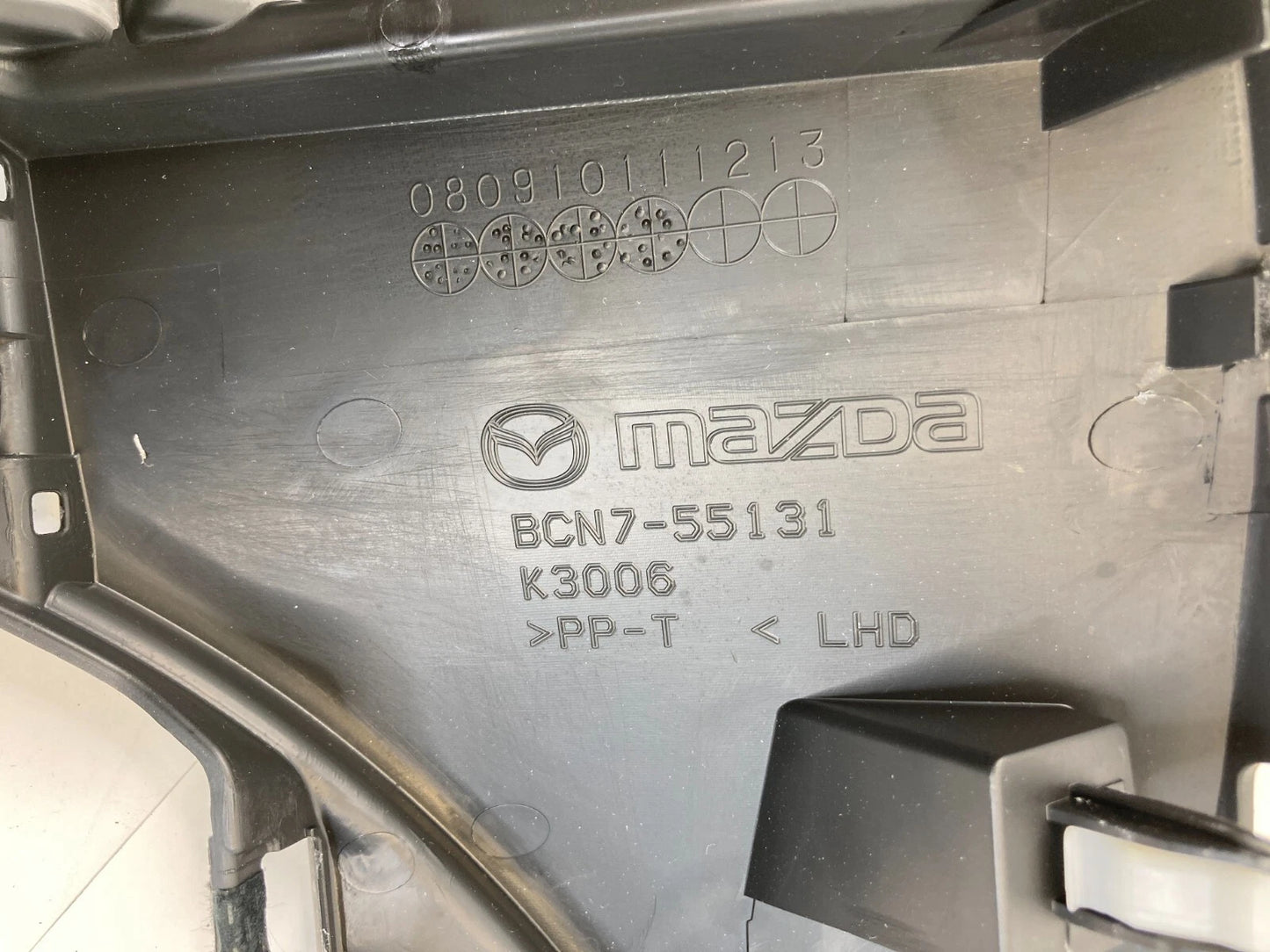 2010-2013 MAZDA3 MAZDA 3 DASH INSTRUMENT PANEL CLUSTER SPEEDOMETER BEZEL TRIM