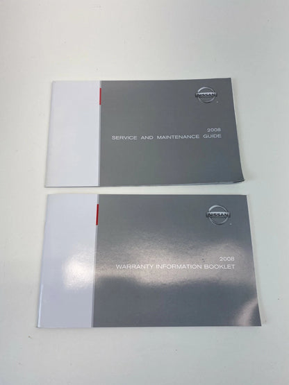 2008 08 NISSAN SENTRA SEDAN OWNERS MANUAL GUIDE BOOK WARRANTY INFORMATION W CASE