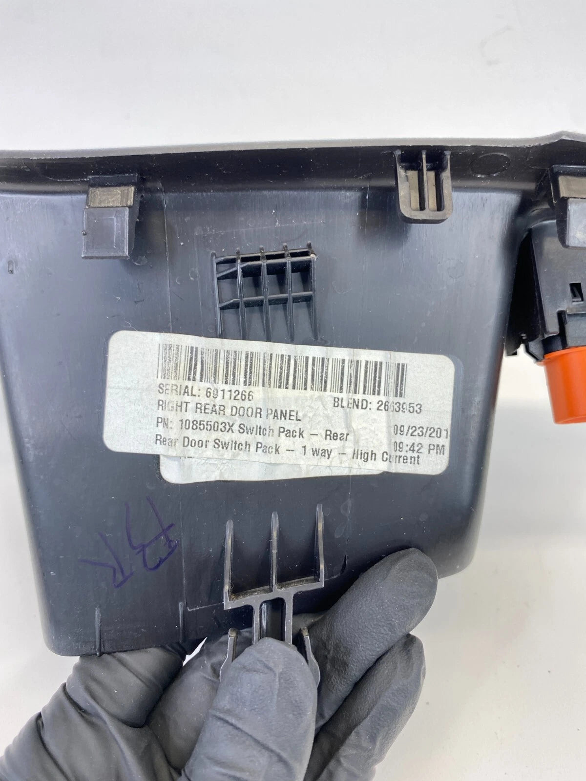 2012-2018 FORD FOCUS REAR RIGHT DOOR POWER WINDOW SWITCH W/ TRIM BM51-237W20-AEW
