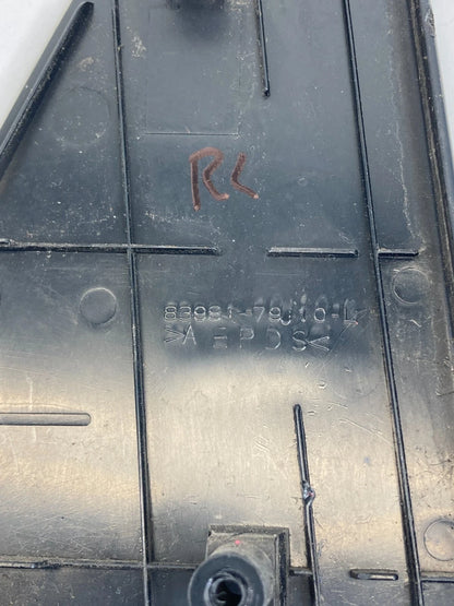 07-13 SUZUKI SX4 REAR LEFT DRIVER EXTERIOR DOOR CORNER COVER MOLDING 83981-79J10
