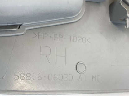 10 11 TOYOTA CAMRY FRONT RIGHT SIDE POCKET CONSOLE TRIM KICK PANEL 58816-06030