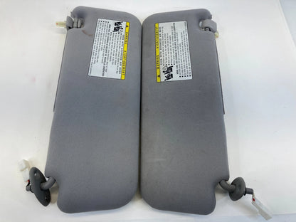 2004-2009 TOYOTA PRIUS DRIVER LH & PASSENGER RH SUN VISOR PAIR W/ MIRROR OEM
