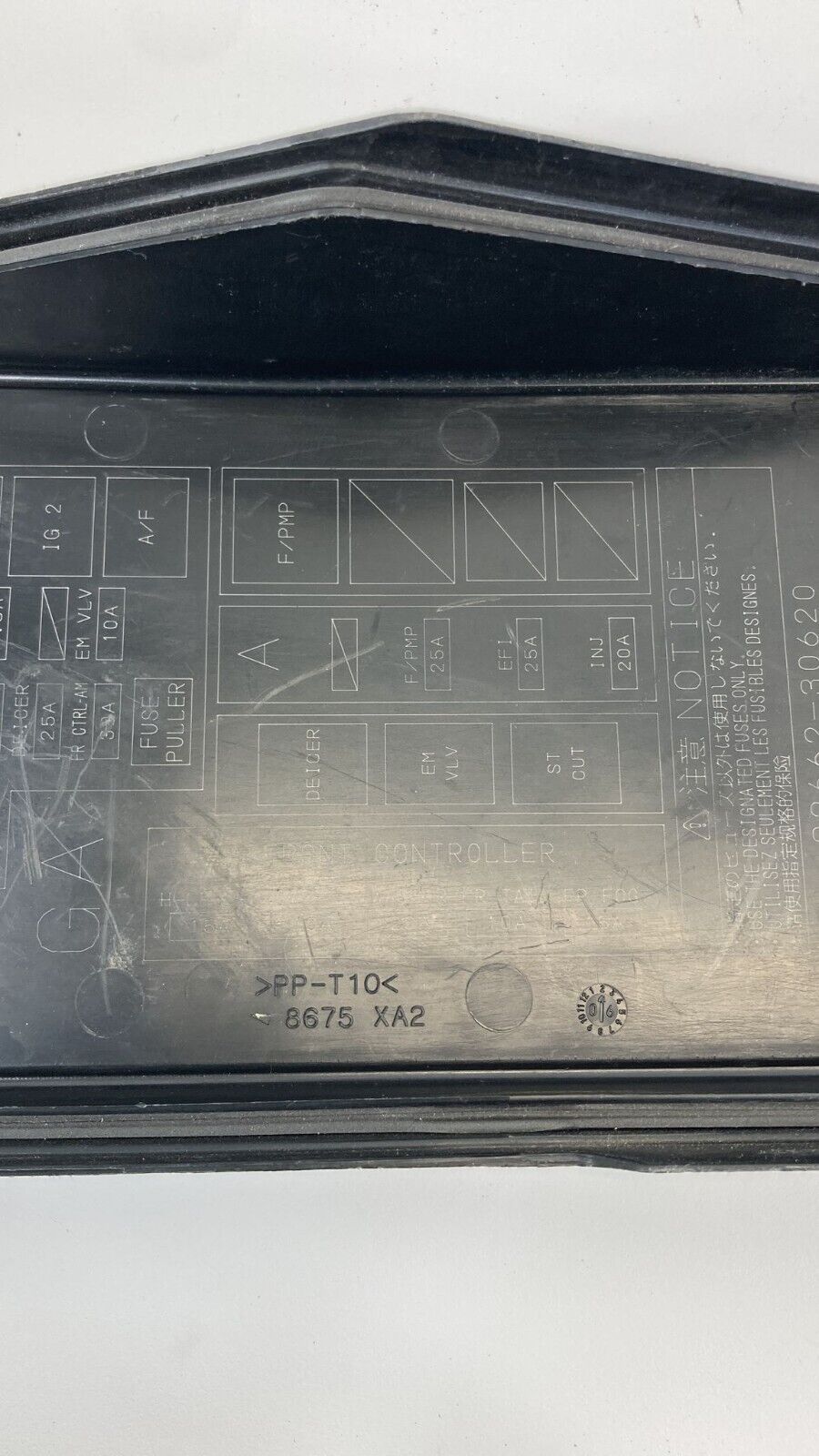 2006 Lexus GS300 3.0L 2007 GS350 3.5L AT Engine Fuse Box Lid Cover 82662-30620