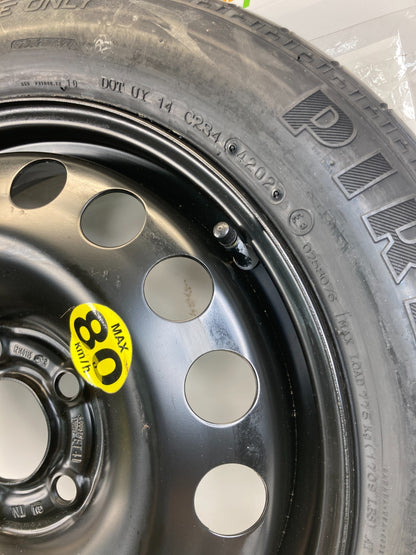 03-11 Saab 9-3 93 Compact Spare Tire Wheel Rim Donut T125/85R16 99M OEM