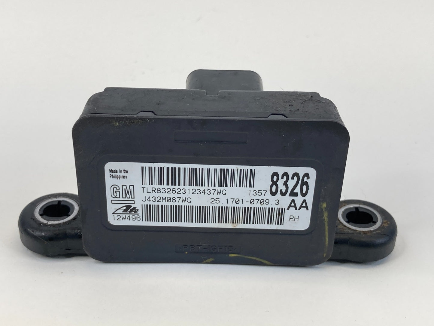 2011 2012 2013 2014 2015 2016 Chevrolet Cruze Yaw Rate Module Sensor 13578326